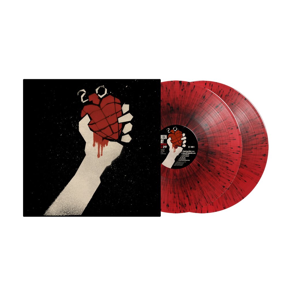 Green Day - American Idiot (red with black splatter vinyl, anniversary limited deluxe edition)