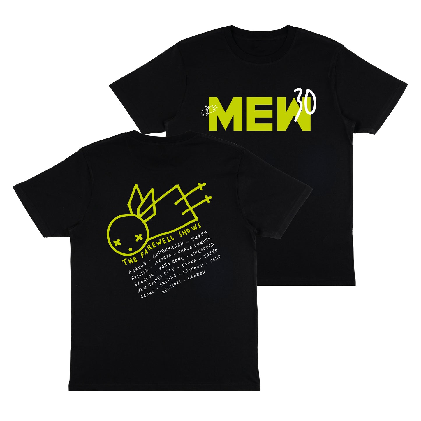Mew 30 - Black "The Farewell Shows" 2025 Tour Tee 黑巡迴 T