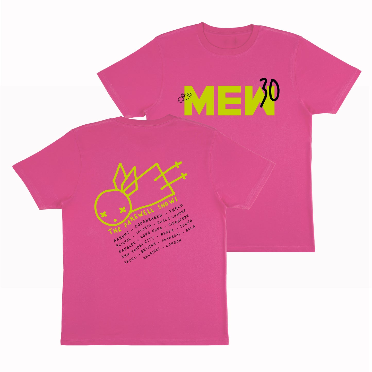 Mew 30 - Hot Pink "The Farewell Shows"2025 Tour Tee 粉紅巡迴 T
