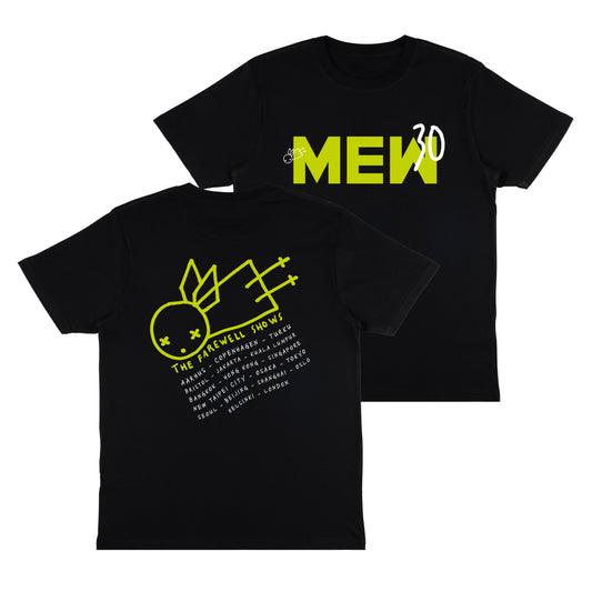 Mew 30 - Black "The Farewell Shows" 2025 Tour Tee 黑巡迴 T